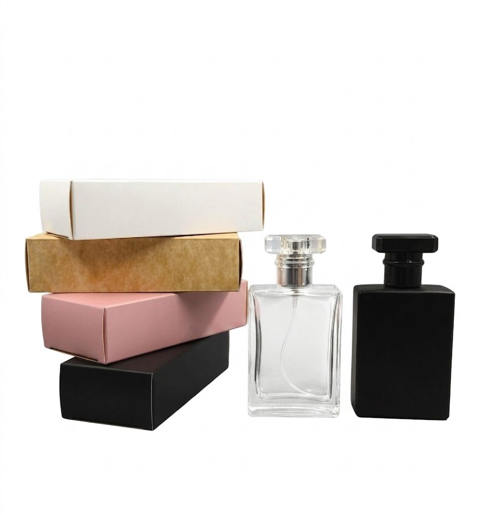 Frasco de perfume Luxury transparente 50 ml