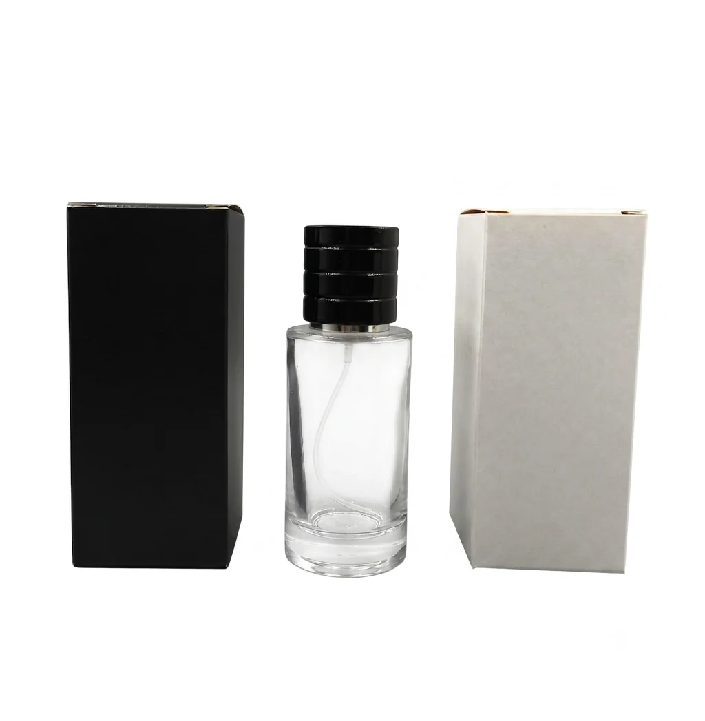 Frasco de perfume tapa negra 50ml 