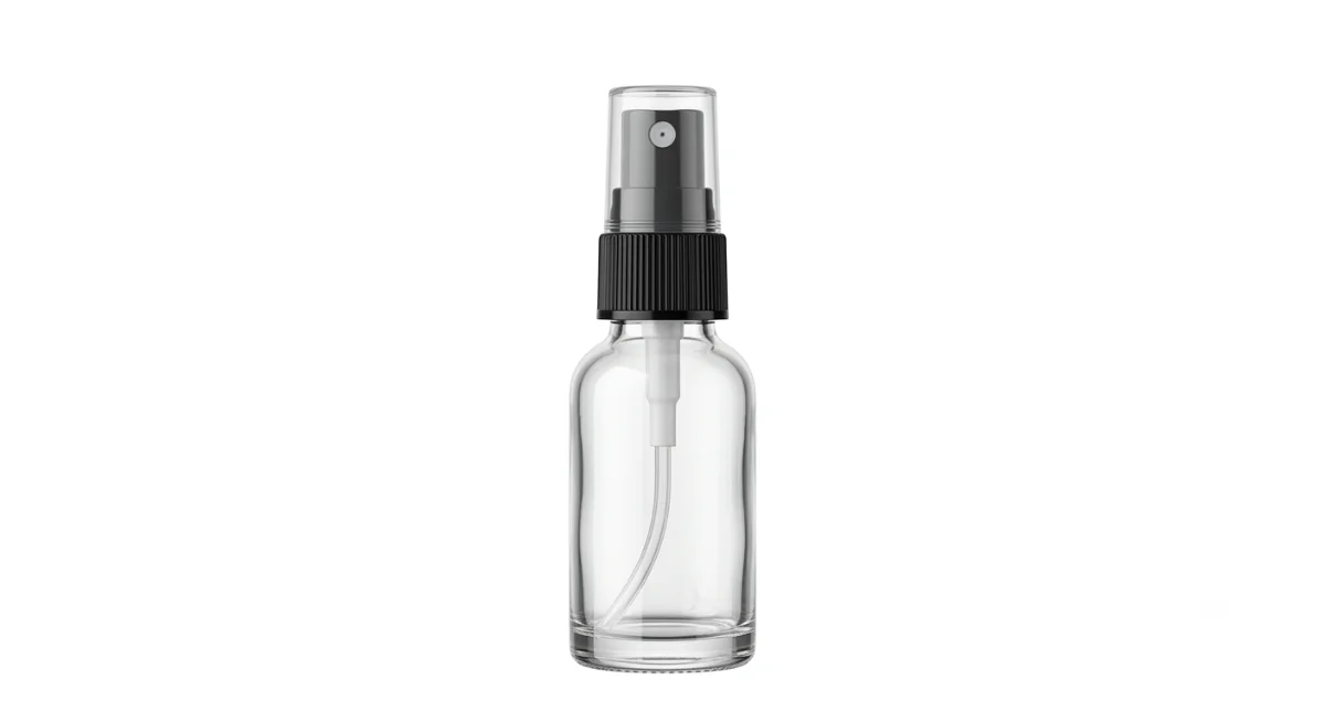 Envase Decant de Vidrio con Atomizador Spray - 10 ml